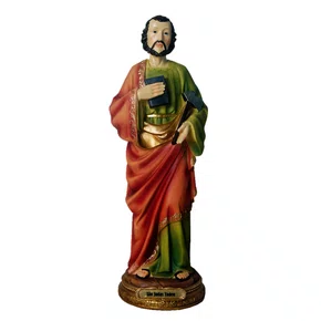 Imagem de São Judas Tadeu com Machado de Resina Importada 40 cm