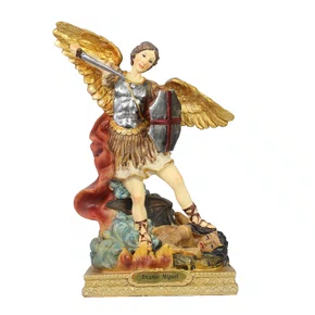 Imagem de São Miguel Arcanjo de Resina Importada - 21 cm