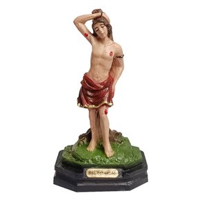 Imagem de São Sebastião de Resina Nacional - 12 cm