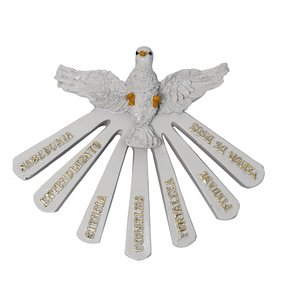 Divino Espírito Santo 7 Dons de Resina Nacional - 10 cm x 14 cm