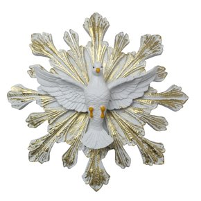 Imagem do Divino Espirito Santo Resina Nacional - 18 cm x 18 cm