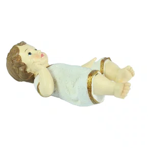 Imagem do Menino Jesus de Resina Importada - 18,5 cm