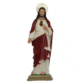 Imagem do Sagrado Coração de Jesus de Resina Nacional - 110 cm