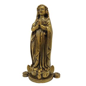 Imagem Fac-símile de Resina Nacional com Pintura em Bronze Envelhecido - 19 cm