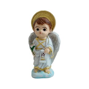 Imagem Infantil de São Gabriel Arcanjo Resina Nacional - 12 cm 