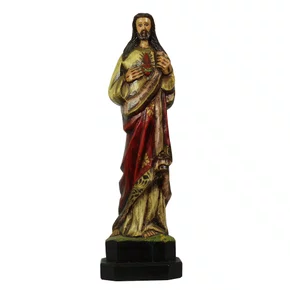 Imagem do Sagrado Coração de Jesus em Madeira - 57 cm