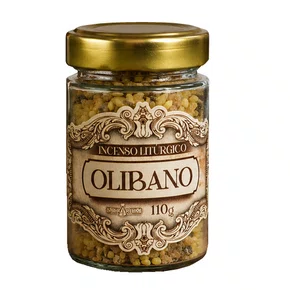 Incenso Litúrgico Olibano Importado Vidro - 110g