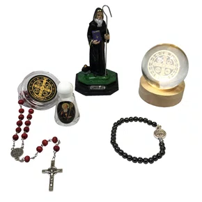 Kit Devocional de São Bento - 4 Peças + 1 Brinde 