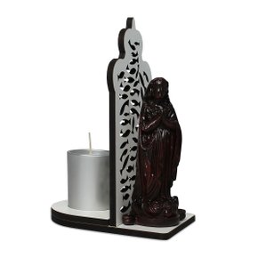 Kit Imagem Resina Fac-símile Vela e Suporte