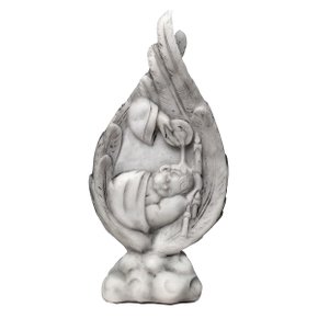 Lembrança de Batismo em Mármore - 14 cm x 7,5 cm Lembrança de Batismo em Mármore - 14 cm x 7,5 cm