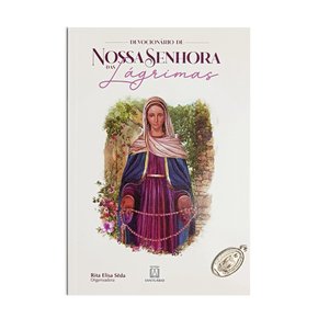 Livro Devocionário de Nossa Senhora das Lágrimas com Medalha