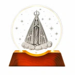 Luminária Led de Nossa Senhora Aparecida - 9 cm