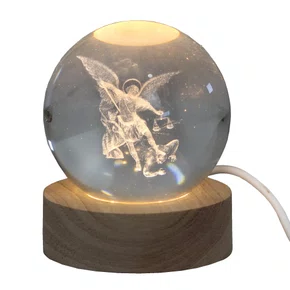 Luminária LED de São Miguel Arcanjo - Luz Quente