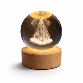 Luminária LED Nossa Senhora Aparecida - Luz Quente