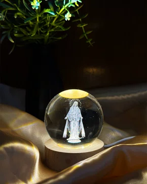 Luminária LED Nossa Senhora das Graças - Luz Quente