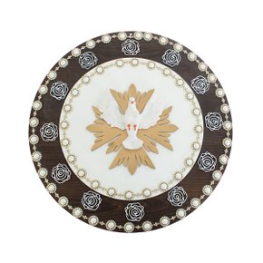 Mandala Mdf Divino Espírito Santo Trabalhado - 43 Cm X 43 Cm Mandala Mdf Divino Espírito Santo Trabalhado - 43 Cm X 43 Cm