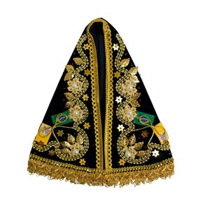 Manto com Touca de Luxo para Fac-símile - 21 cm 