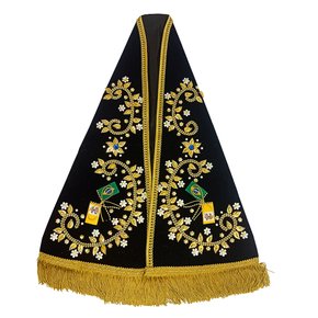 Manto de Nossa Senhora Aparecida - 58cm - Modelo Sem Touca