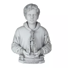 Imagem Busto de São Carlo Acutis de Mármore - 30 cm