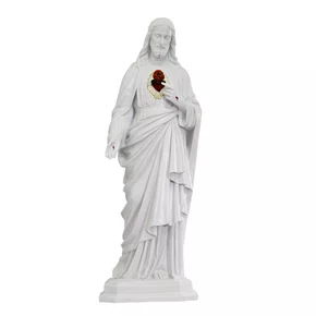 Imagem do Sagrado Coração de Jesus de Mármore - 103 cm