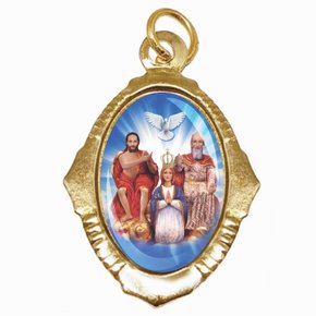 100 Unidades - Medalha Chapa Divino Pai Eterno