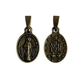 Medalha de Nossa Senhora da Graças Ouro Velho Pequena