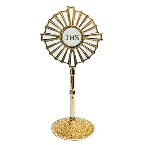 Ostensario de Mesa Dourado - 18 X 9 Cm