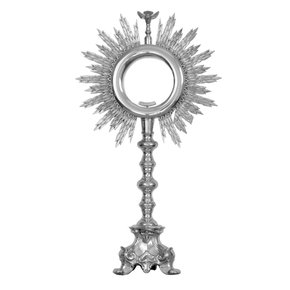 Ostensorio Prata em Estanho 57cm