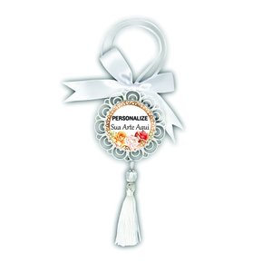 12 Unid -  Adorno Porta Mandala Flor