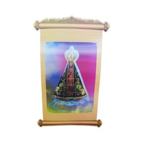 Pergaminho Nossa Senhora Aparecida 3D Grande