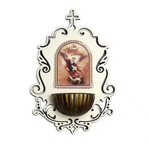 Pia Água Benta São Miguel em MDF 6mm Branco - 19 cm