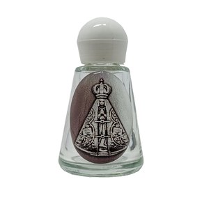 Porta Água Benta de Nossa Senhora Aparecida Prata 8ml