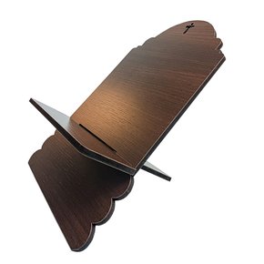 Porta Biblia Mdf Revestido Marrom 33cm X 20cm