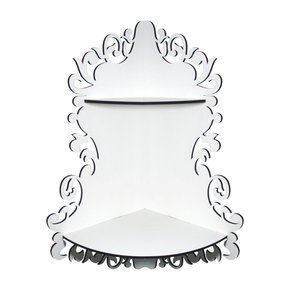 Porta Imagem de Canto em MDF Branco