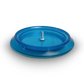 Porta Incenso Acrilico Azul 11,5 Cm X 1,5 Cm