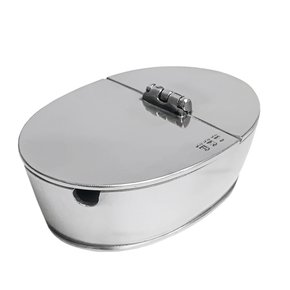 Porta Incenso Prata 10cm