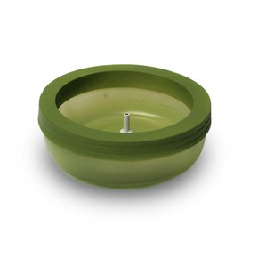 Porta Incenso Vidro Mármore 3 cm x 9 cm Verde