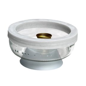 Porta Vela Vidro e Marmore Para Velas Palito e Vela Votiva F