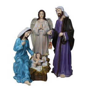 Presépio Anjo e Sagrada Família - 40 cm