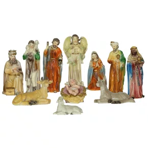 Presépio Importado de Resina New Color - 13 cm