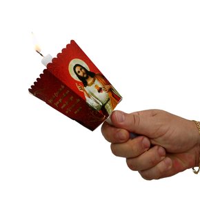 Protetor de Vela Sagrado Coração de Jesus