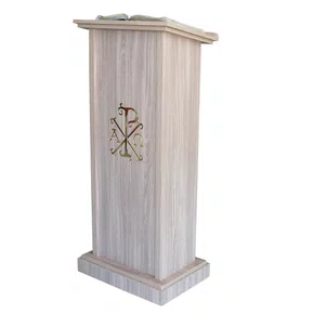 Púlpito Madeira Clara - 115 cm x 50 cm x 35 cm