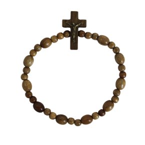 Pulseira Dezena Madeira Imbuia - 6/8 mm