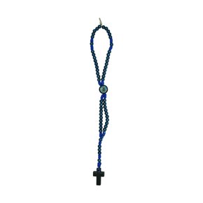 Pulseira Nossa Senhora Aparecida em Madeira Azul