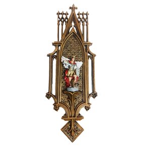 Quadro de Arcanjo São Miguel de Resina Nacional - 38 cm
