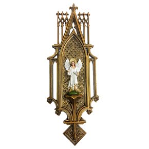 Quadro de Arcanjo São Rafael de Resina Nacional - 38 cm