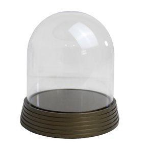 Redoma Acrílico Base Ouro Velho - 11 cm