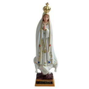 Imagem de Nossa Senhora de Fátima de Resina Importada - 12 cm