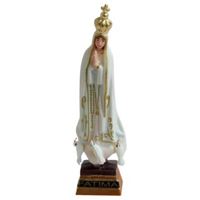 Imagem de Nossa Senhora de Fátima de Resina Importada - 9,5 cm