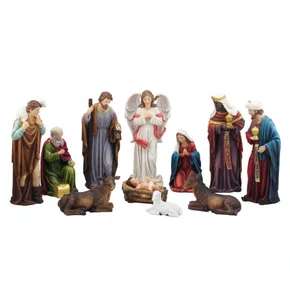 Presépio Importado de Resina 11 Peças - 90 cm